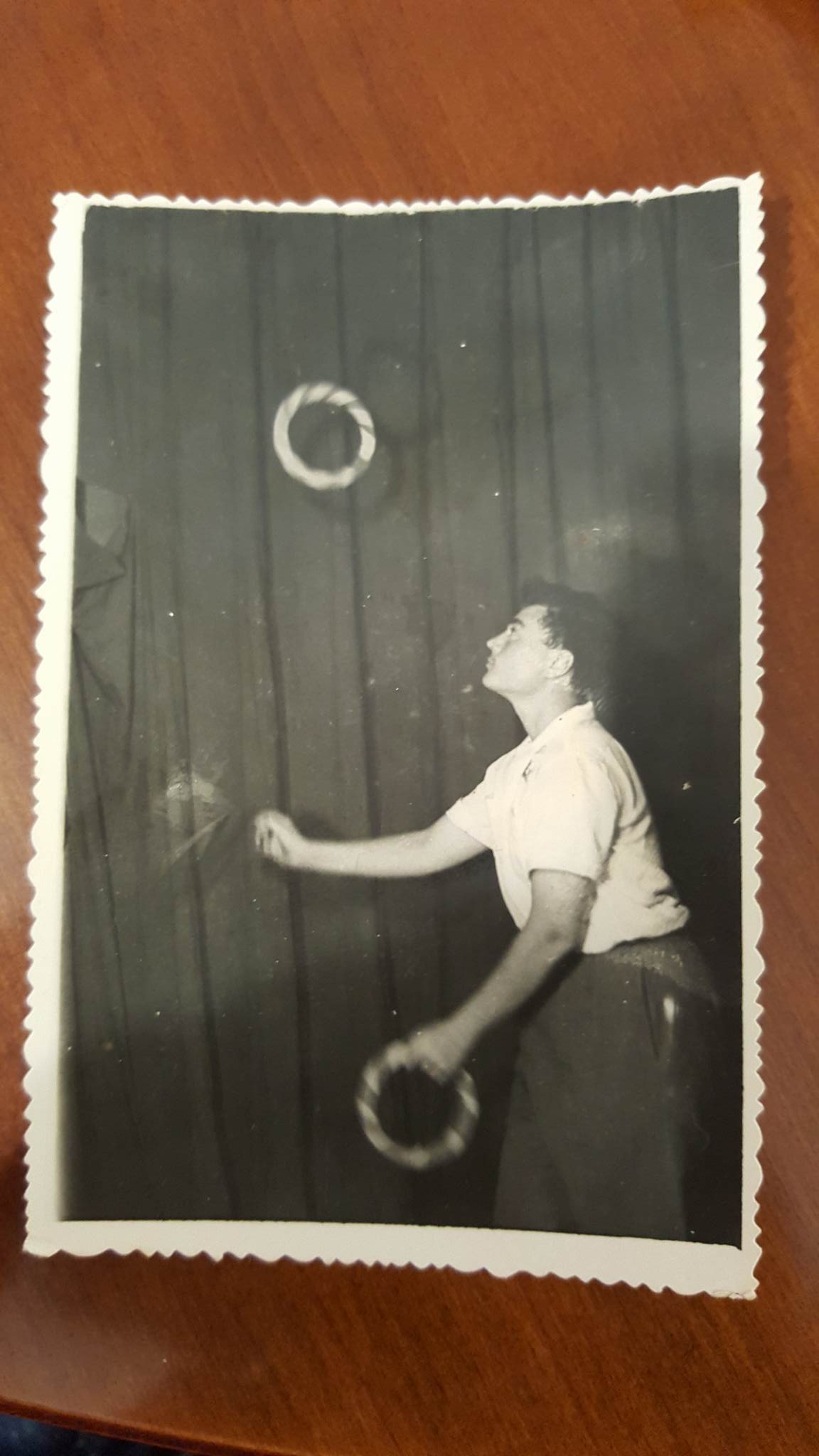 Uncle Yitzhak on stage